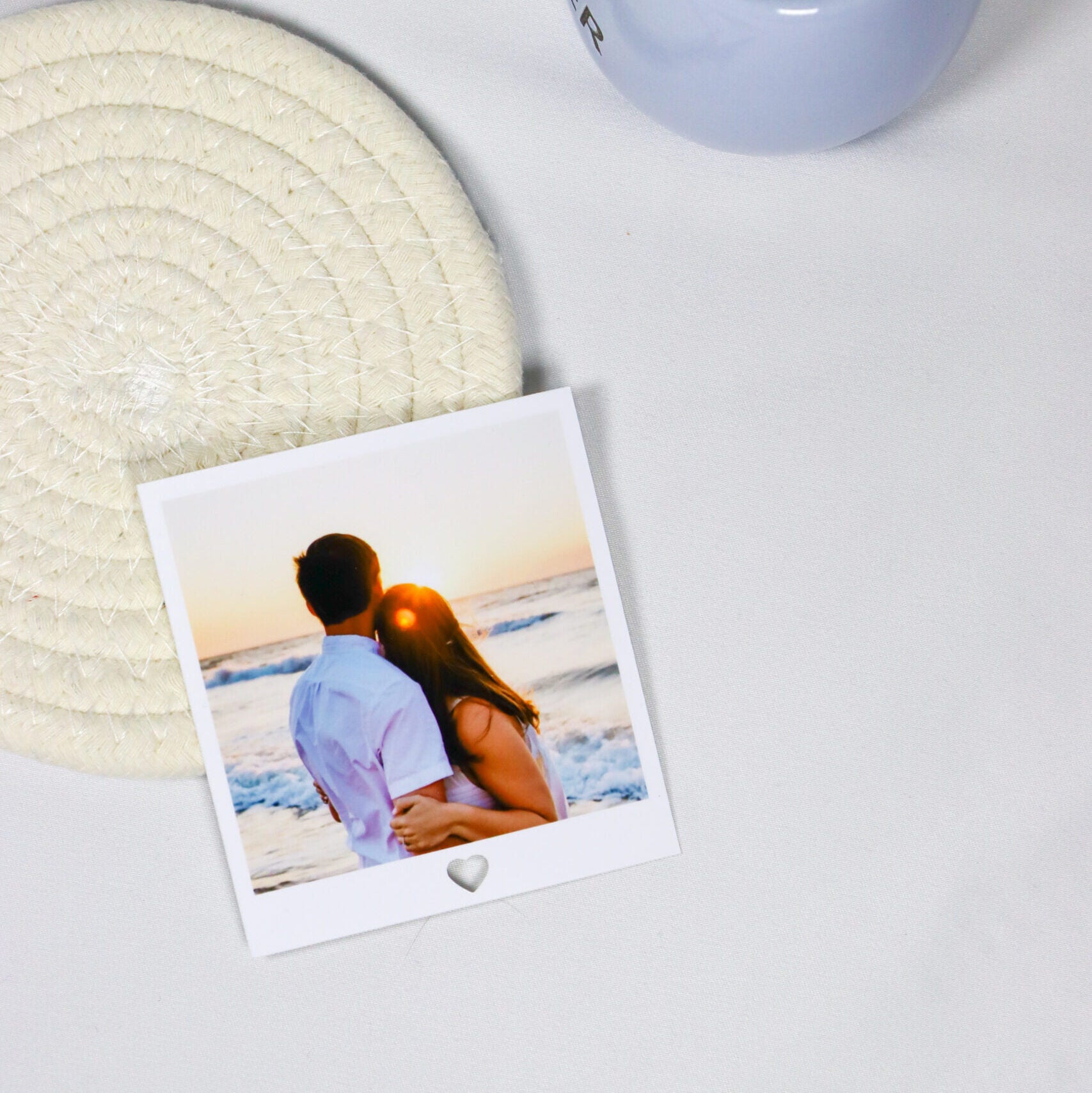 polaroid com símbolo